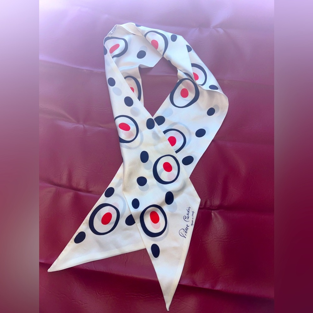 Vintage Pierre Cardin silk scarf